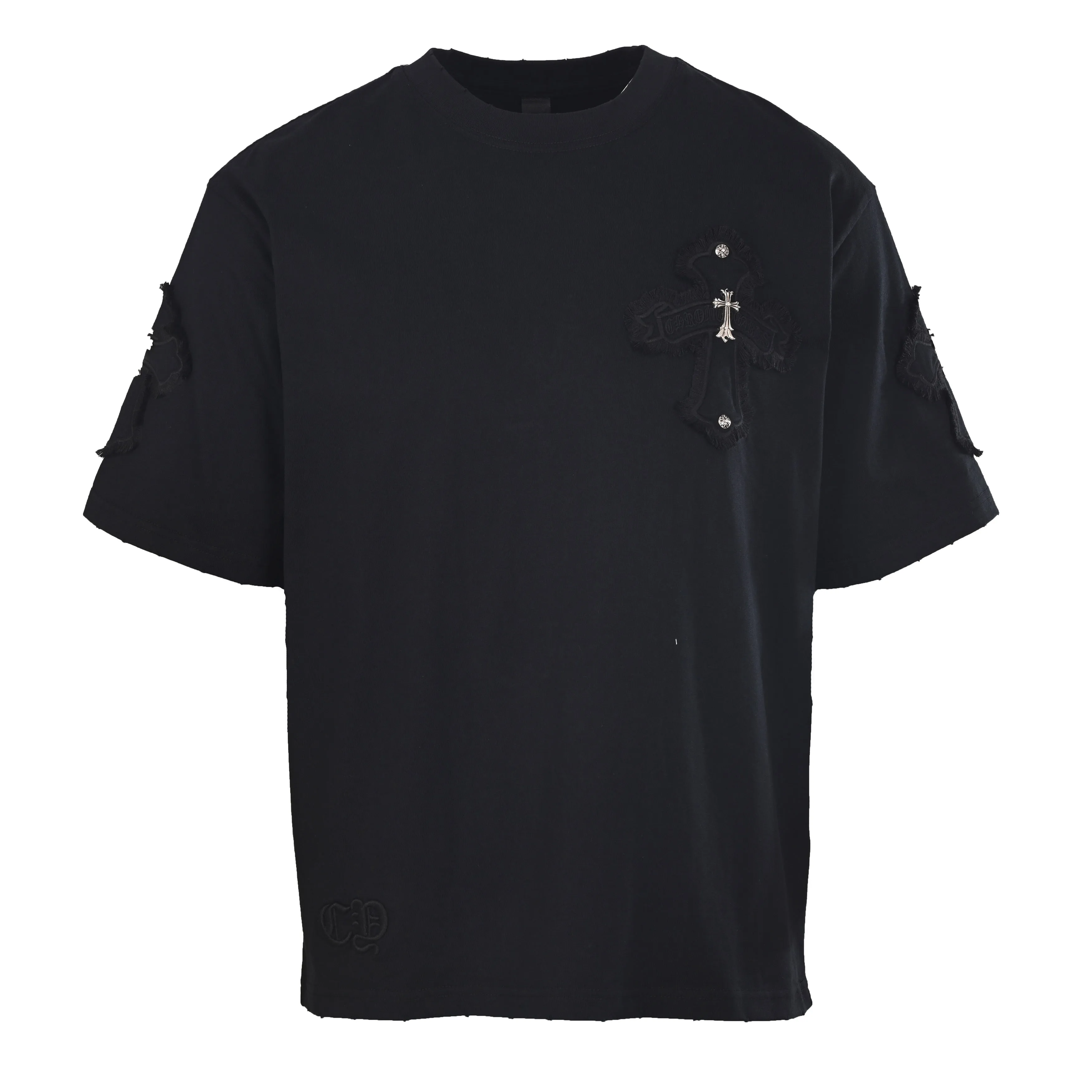 170 CHROME HEARTS/ CH T Original 100% ➕ ➕3D ➕ ：Black White Size：S-XL